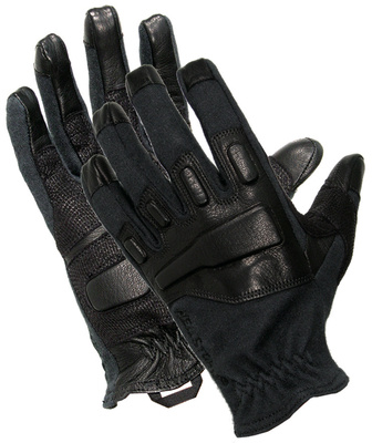 Fury Commando Gloves With Kevlar Black Size Medium