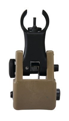 Folding Front BUIS - Back-Up Iron Sight Dark Earth