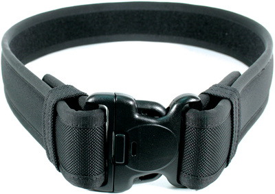 Padded Duty Belt Ergonomic Molded Cordura Small Black
