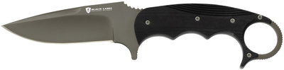 Black Label Strike Force Fixed Blade Tactical Knife 4 Inch Karambit-Style Blade Black G-10 Scales Handle Boxed