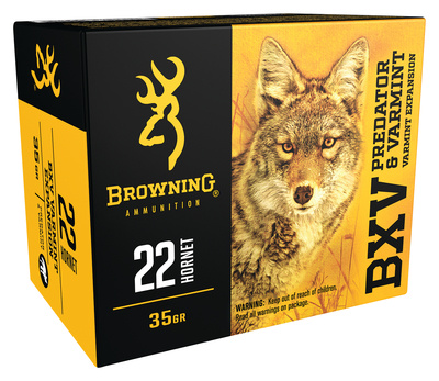 BXV Predator & Varmint .22 Hornet 35 Grain Varmint Expansion