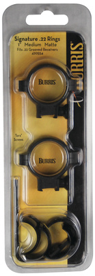 Signature Rimfire Airgun Rings 1 Inch Black
