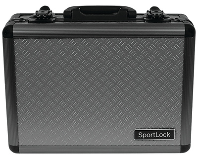 AlumaLock Double Handgun Case Gray