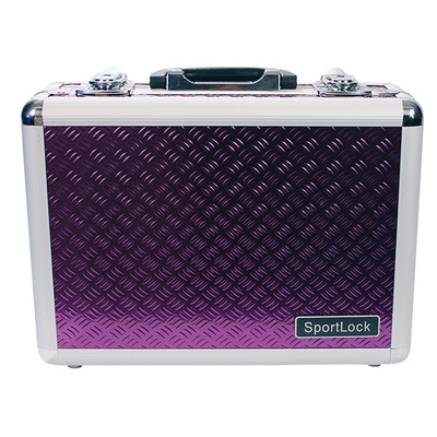 AlumaLock Double Handgun Case Purple