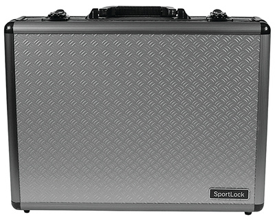 AlumaLock Quad Handgun Case Gray
