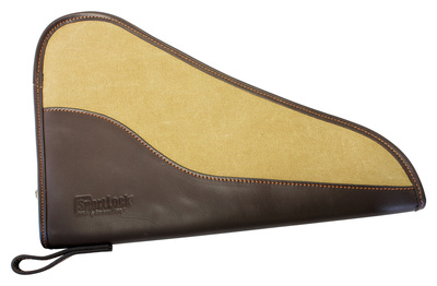 SportLock Leather and Canvas Handgun Case 14 Inch