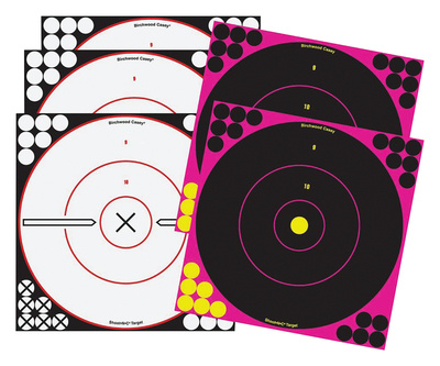 Shoot-N-C Combo Pack 12 Inch 5 Targets Plus Pasters