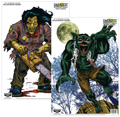 Darkotic Combination Pack Scar Tissue/Night Watch 12x18 Inch 8 Targets