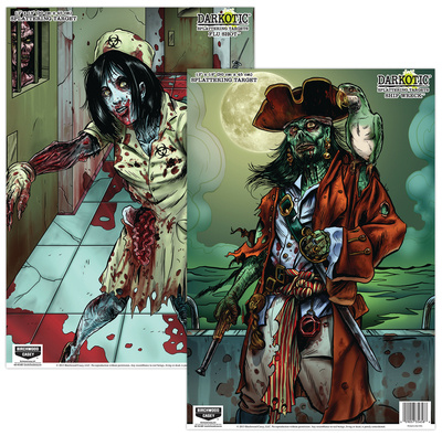 Darkotic Combination Pack Flu Shot/Ship Wreck 12x18 Inch 8 Targets