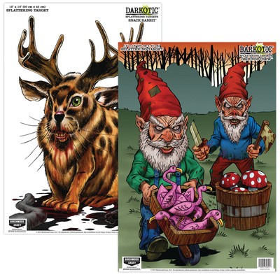 Darkotic Combination Pack Snack Rabbit/Grounds Crew 12x18 Inch 8 Targets