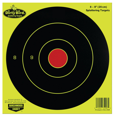 Dirty Bird Bull's Eye Yellow 8 Inch Round 50 Per Package