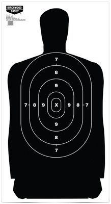 B-27 Eze-Scorer Silhouette Paper Target 24x45 Inch 100 Per Case