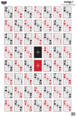 Eze-Scorer 52-Card Shoot-Up 23x35 Inch 100 Per Case