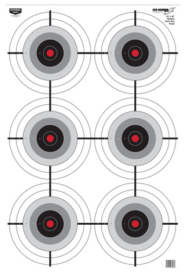 Eze-Scorer Multiple Bull's Eyes 23x35 Inch 100 Per Case