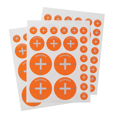 Champion Adhesive Target Bulls 3 Sheets Per Pack