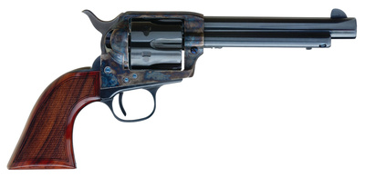 Model P Evil Roy SA .357 Magnum 5.5 Inch Polished Blue Barrel One Piece Walnut Grip