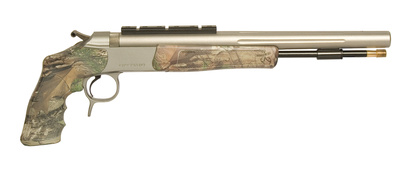 Optima v2 Pistol .50 Caliber 14 Inch Stainless Steel Barrel Rail Mount Realtree Xtra Green
