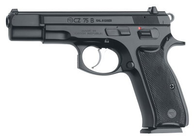 CZ 75B Single Action 9mm Luger 4.6 Inch Barrel Black Polycoat Finish 10 Round