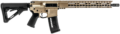 DB15EFDE, Semi-automatic Rifle, 223 Rem/556NATO, 16" Chrome-Moly Free Float Barrel, 1:8 Twist, Flat Dark Earth Finish, Magpul CTR Stock, Magpul MOE Grip, 30Rd, Diamondback Aluminum Modified 9" Keymod Rail, 1 Magazine DB15EFDE