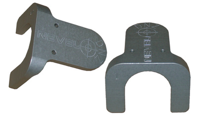 Nevel Scope Leveling System for 1 Inch Scopes Silver Finish
