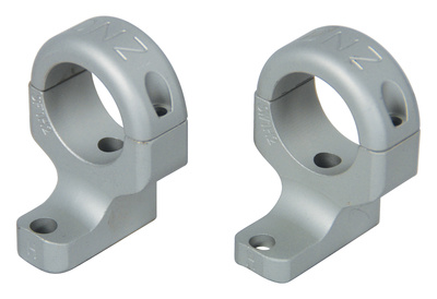 Hunt Masters Two Piece Mounts Savage Flatback 2003 and Older 4 Screws One Inch Low Silver