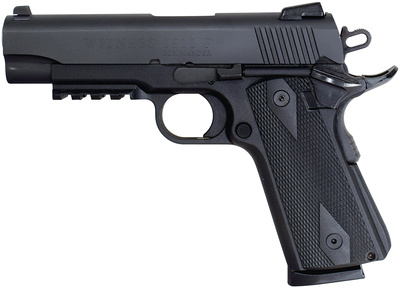 Witness Polymer 1911 Commander .45 ACP 4.125 Inch Standard Barrel Black 8 Round