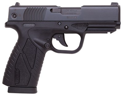 Conceal Carry .40 Smith & Wesson Black Matte Finish Polymer Frame Adjustable Sights 6 Round