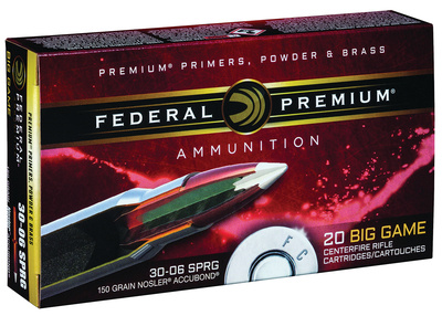 Vital-Shok .30-06 Springfield 150 Grain Nosler AccuBond