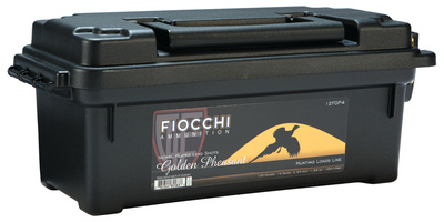 Golden Pheasant Nickel 12 Gauge 2.75 Inch 1250 FPS 1.3 Ounce 4 Shot 100 Rounds In Plano Case