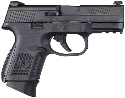 FNS Compact .40 S&W 3.6 Inch Barrel Black Slide Night Sights Manual Safety 14 Round
