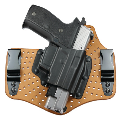 Kingtuk Air Inside The Waistband For Canik TP9SA; Sig Sauer P220, P220 Combat, P220 w/rail, P220R Carry, P226, P226 MK25, P226 w/rail, P226 w/rail bobbed hammer, P227, P228, P229, P229 w/rail, P229 w/rail bobbed hammer. Tan Right Hand
