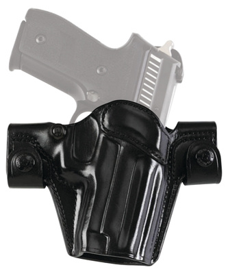 Side Snap Raised Holster For Browning BDA .45/Sig Sauer P220/226 Black Right Hand