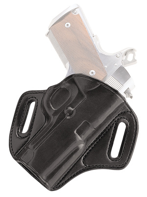 Concealable Belt Holster For 1911 4.25 Inch Barrel With Rail Only Colt Kimber Para Springfield Black Left Hand