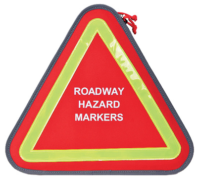 Deceit & Discreet Handgun Case Roadway Hazard Markers