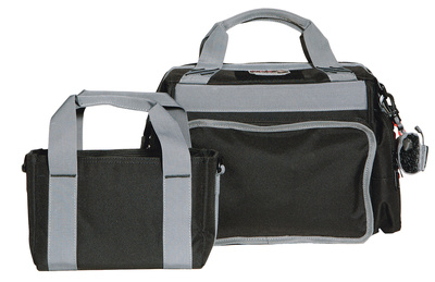 MD Range Bag Black with Grey Trim