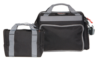 MD Large Range Bag Black With Gray Trim