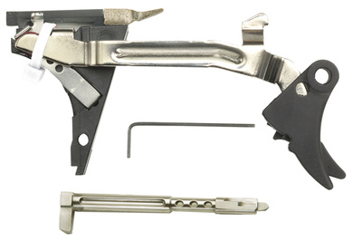 Fulcrum Ultimate Trigger Kit Black Trigger Pad with Black Safety for Glock 20SF/29SF