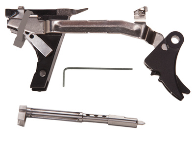 Fulcrum Ultimate Trigger Kit Black Trigger Pad with Black Safety for Glock 36