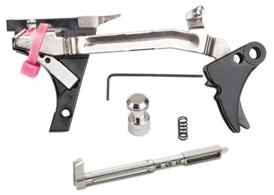Fulcrum Ultimate Trigger Kit Black Trigger Pad with Black Safety for Glock 37/38/39