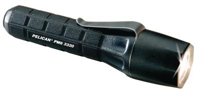 PM6 3320 Xenon Polymer Flashlight 2 CR123 Lithium Cells 81 Lumens Black