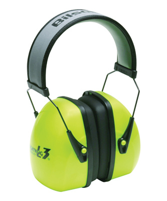 Leightning L3 Hi-Visibility Earmuff Bright Green