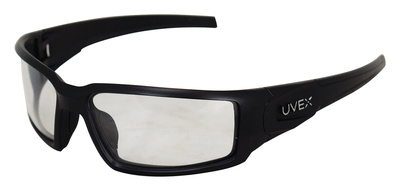 Uvex Extreme Hypershock Safety Glasses Full Black Frame/Clear Lens