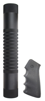 AR-15/M16 Knurled Aluminum Free Float Forend and Grip Kit
