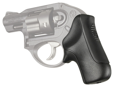 Ruger LCR No Finger Groove Rubber Bantam Boot Tamer Cushion Grip Black