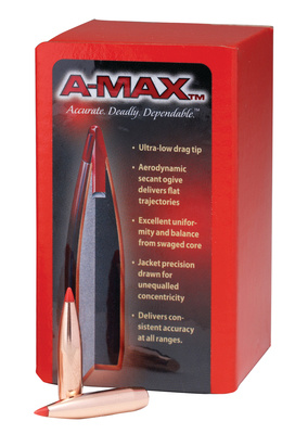 A-Max Match Bullets .224 Diameter 80 Grain Boat Tail