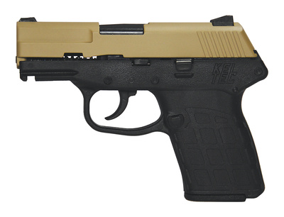 P-11 9mm 3.1 Inch Barrel Cerakote Tan Slide Black Grip/Frame 10 Round