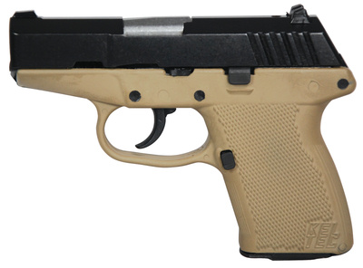 P-11 9mm 3.1 Inch Barrel Blue Slide Cerakote Tan Grip/Frame 10 Round