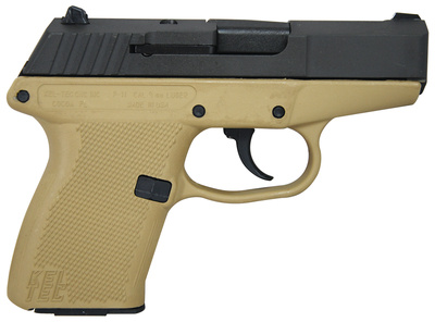 P-11 9mm 3.1 Inch Barrel Parkerized Slide Cerakote Tan Grip/Frame 10 Round