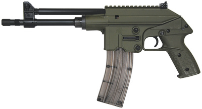 PLR-22 Pistol .22 Long Rifle 10.1 Inch Threaded Barrel Adjustable Sights OD Green Finish 26 Round