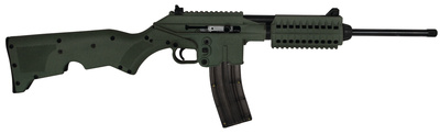 Sport Utility Rimfire .22 Long Rifle 16.1 Inch Blue Barrel Cerakote OD Green Stock 26 Round